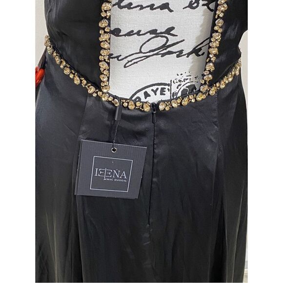 Mac Duggal Long Sleeve Satin Gown size 4 - Picture 11 of 14